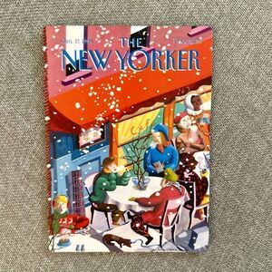 New Yorker Magazine Winter Scene Magnet